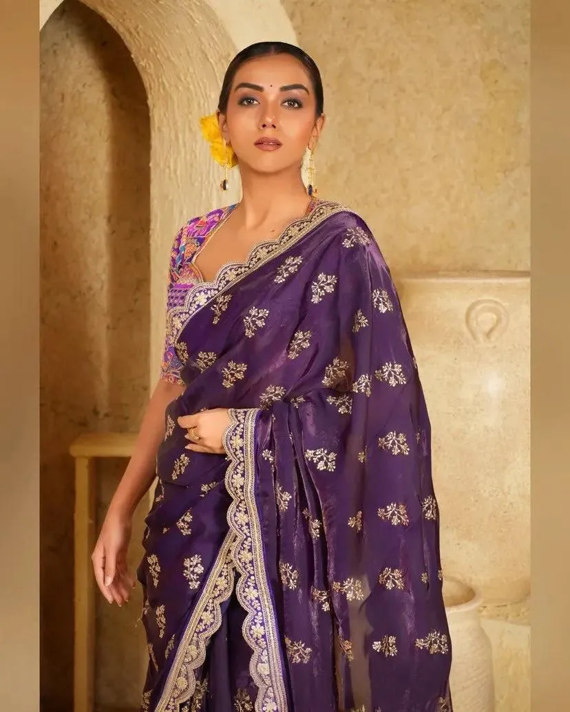 Buy Premium fendy satin fabric Saree from SK COLLECTION - Reseller Bazzar